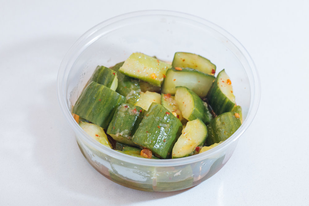 Smashed Cucumber Salad (V)(GF)