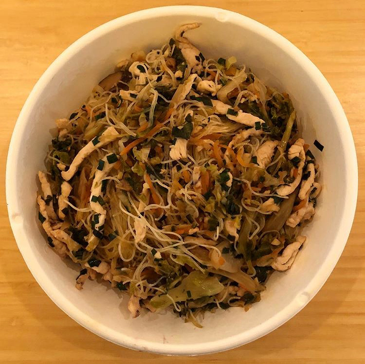 Noodles from Judy's parents' hometown served w cabbage, garlic chives, carrots, shiitake mushrooms, soy sauce, black vinegar, and sesame oil with the ability to customize by adding up to 3 additions *can be made gluten free*